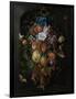 Festoon of Fruit and Flowers - Still Life-Jan Davidsz de Heem-Framed Art Print