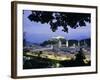 Festung (Fortress) Hohensalzburg at Twilight, Salzburg, Salzburgland, Austria, Europe-Richard Nebesky-Framed Photographic Print