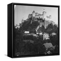 Festung Hohensalzburg, Salzburg, Austria, C1900s-Wurthle & Sons-Framed Stretched Canvas