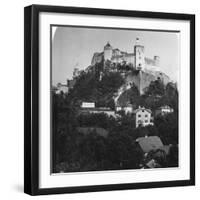 Festung Hohensalzburg, Salzburg, Austria, C1900s-Wurthle & Sons-Framed Photographic Print