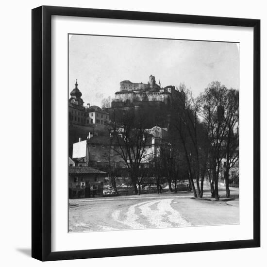 Festung Hohensalzburg, Salzburg, Austria, C1900s-Wurthle & Sons-Framed Photographic Print