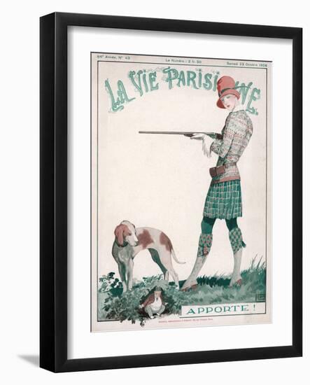 Fetch 1926-null-Framed Art Print