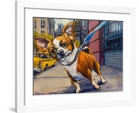 Fetch Cab-Connie R. Townsend-Framed Art Print