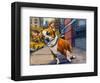 Fetch Cab-Connie R. Townsend-Framed Art Print