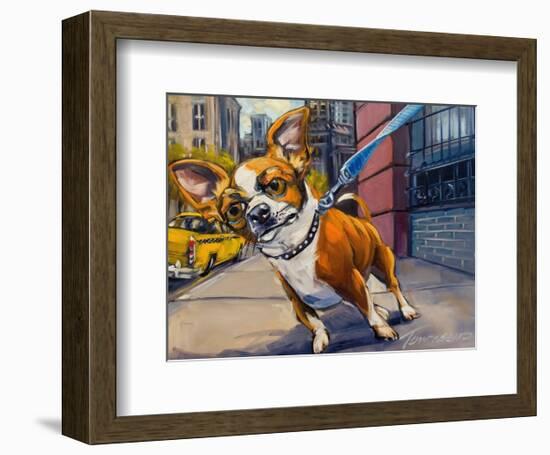 Fetch Cab-Connie R. Townsend-Framed Art Print