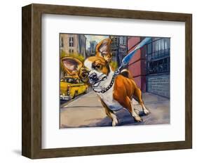 Fetch Cab-Connie R. Townsend-Framed Art Print