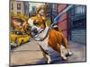 Fetch Cab-Connie R. Townsend-Mounted Art Print