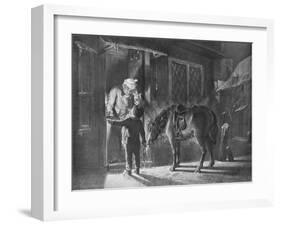 'Fetching the Doctor', 1845, (1912)-William Collins-Framed Giclee Print