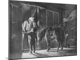 'Fetching the Doctor', 1845, (1912)-William Collins-Mounted Giclee Print