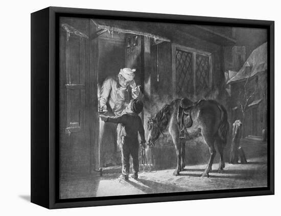 'Fetching the Doctor', 1845, (1912)-William Collins-Framed Stretched Canvas