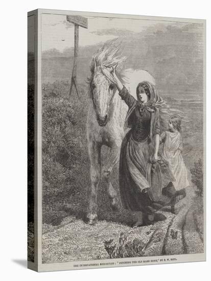 Fetching the Old Mare Home-Friedrich Wilhelm Keyl-Stretched Canvas