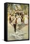 Fete, Alsace-Charles Spindler-Framed Stretched Canvas