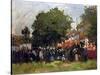 Fete at Argenteuil, 1884-Claude Monet-Stretched Canvas