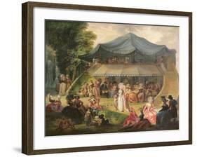 Fete at Colisee Near Lille, C.1791-Francois Louis Joseph Watteau-Framed Giclee Print