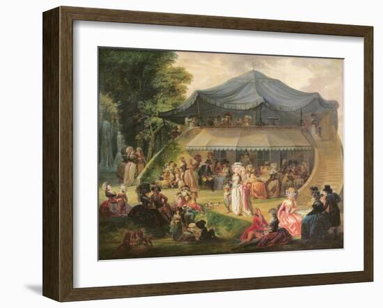 Fete at Colisee Near Lille, C.1791-Francois Louis Joseph Watteau-Framed Giclee Print