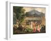 Fete at Colisee Near Lille, C.1791-Francois Louis Joseph Watteau-Framed Giclee Print