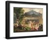 Fete at Colisee Near Lille, C.1791-Francois Louis Joseph Watteau-Framed Giclee Print