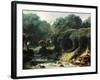 Fete at Rambouillet or Island of Love, Circa 1770-Jean-Honoré Fragonard-Framed Giclee Print