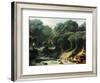 Fete at Rambouillet or Island of Love, Circa 1770-Jean-Honoré Fragonard-Framed Giclee Print