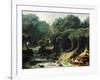 Fete at Rambouillet or Island of Love, Circa 1770-Jean-Honoré Fragonard-Framed Giclee Print