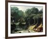 Fete at Rambouillet or Island of Love, Circa 1770-Jean-Honoré Fragonard-Framed Giclee Print