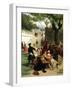 Fete Champetre, 1878-Emile Antoine Bayard-Framed Premium Giclee Print