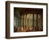 Fete Champetre at the Oaks, Near Epsom: The Ballroom (204107)-Antonio Zucchi-Framed Giclee Print