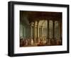 Fete Champetre at the Oaks, Near Epsom: The Ballroom (204107)-Antonio Zucchi-Framed Giclee Print