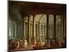 Fete Champetre at the Oaks, Near Epsom: The Ballroom (204107)-Antonio Zucchi-Mounted Giclee Print