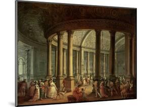 Fete Champetre at the Oaks, Near Epsom: The Ballroom (204107)-Antonio Zucchi-Mounted Giclee Print
