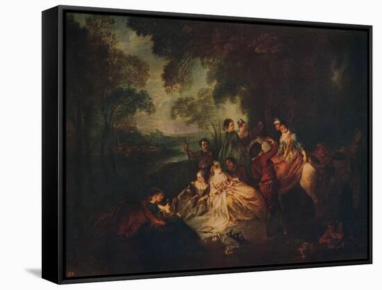 'Fête Champetre', c1722, (c1915)-Jean-Baptiste Pater-Framed Stretched Canvas