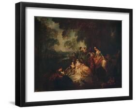 'Fête Champetre', c1722, (c1915)-Jean-Baptiste Pater-Framed Giclee Print