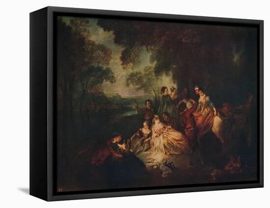 'Fête Champetre', c1722, (c1915)-Jean-Baptiste Pater-Framed Stretched Canvas