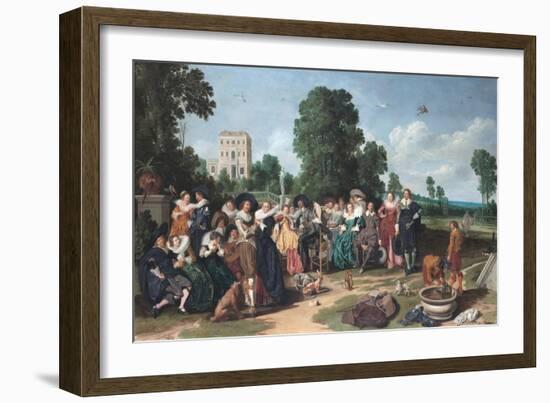 Fete Champetre-Dirck Hals-Framed Giclee Print