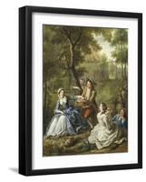 Fete Champetre-Petrus Johannes Van Reyschoot-Framed Giclee Print