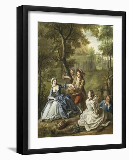 Fete Champetre-Petrus Johannes Van Reyschoot-Framed Giclee Print