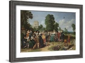 Fete Champetre-Dirck Hals-Framed Art Print