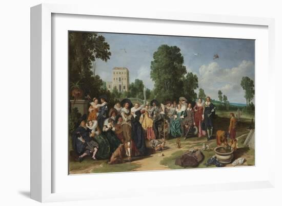 Fete Champetre-Dirck Hals-Framed Art Print