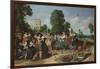 Fete Champetre-Dirck Hals-Framed Art Print