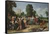 Fete Champetre-Dirck Hals-Framed Stretched Canvas