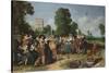 Fete Champetre-Dirck Hals-Stretched Canvas