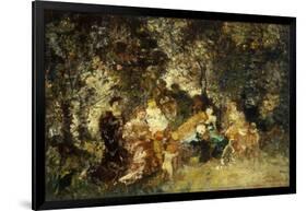 Fete Champetre-Adolphe Joseph Thomas Monticelli-Framed Giclee Print