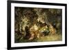 Fete Champetre-Adolphe Joseph Thomas Monticelli-Framed Giclee Print