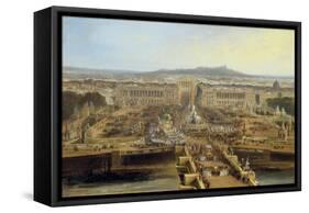 Fête de la Concorde le 21 mai 1848-Jean-Jacques Champin-Framed Stretched Canvas