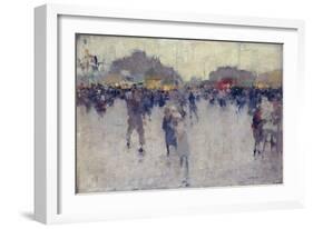 Fête de la Place du Trône-Luigi Loir-Framed Giclee Print