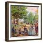 Fete De La Sainte Trinite - Feast of the Holy Trinity Par Kustodiev, Boris Michaylovich (1878-1927)-Boris Mikhailovich Kustodiev-Framed Giclee Print