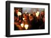 Fete des Lumieres (Festival of Lights), a night procession, France-Godong-Framed Photographic Print