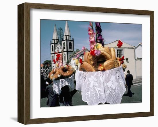 Fete Du Saint Esprit, Festival, Pico Madalena, Azores, Portugal-Bruno Barbier-Framed Photographic Print