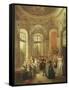 Fete Galante, Music and Dancing-Jean Baptiste Pater-Framed Stretched Canvas