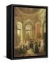 Fete Galante, Music and Dancing-Jean Baptiste Pater-Framed Stretched Canvas